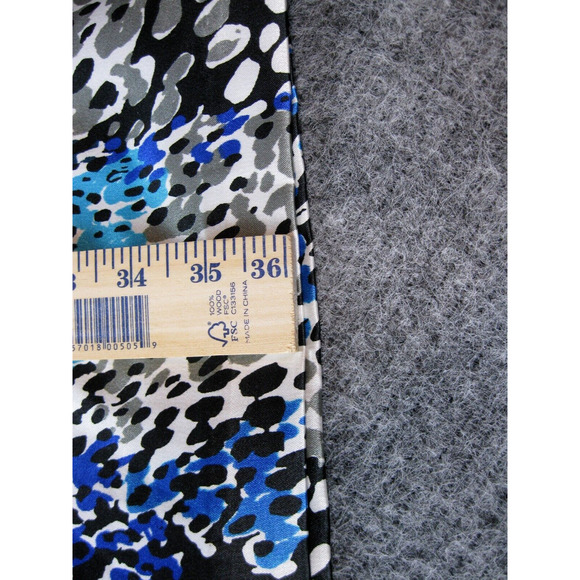 Maggy London Dress Women 8 Blue One Shoulder Satin Ruched Flattering Ladies - Picture 7 of 15